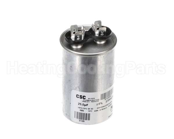 S1-02423181700 York Single Run Capacitor, 25Mfd,370V,Round