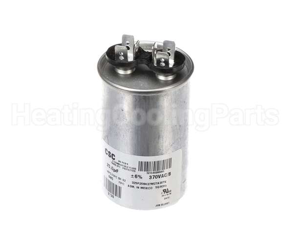 S1-02423181700 York Single Run Capacitor, 25Mfd,370V,Round