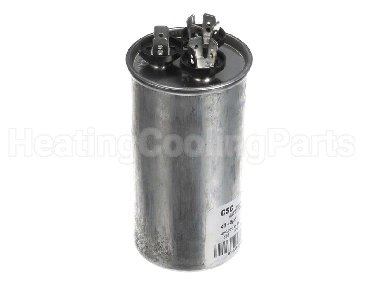 S1-CAP4405040DR York 440V 40/5Mfd Run Dual Cap Rnd