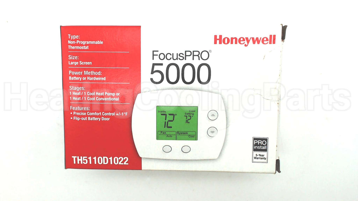 TH5110D1022 Resideo 1H/1C 24V Nonprogdig Lrgdis