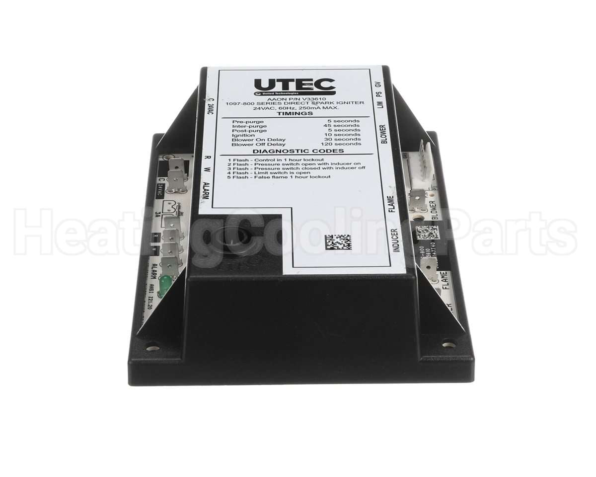 V33610 Aaon Control Ignition Direct Utec
