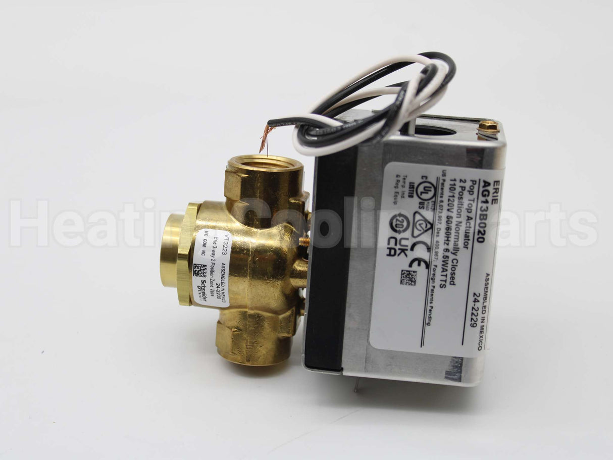 VT3223G13B020 Schneider Electric (Erie) 1/2"Npt 3W 4Cv 120V Nc Onoff