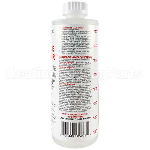 000005164 Manitowoc Sanitizer, Ice Machine - 16Oz