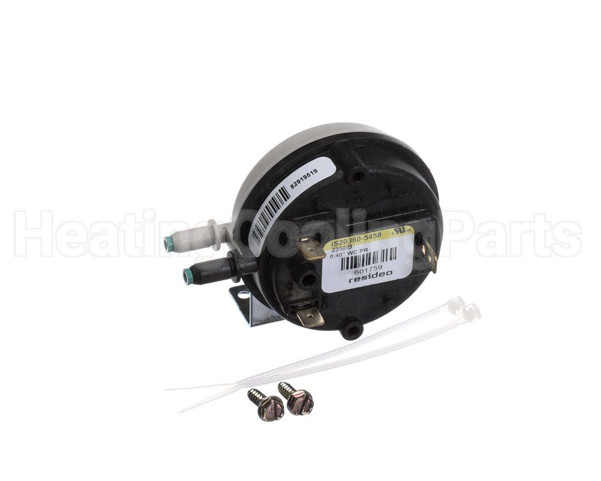 007158F Raypak Vent Press Switch N/C .40"Wc