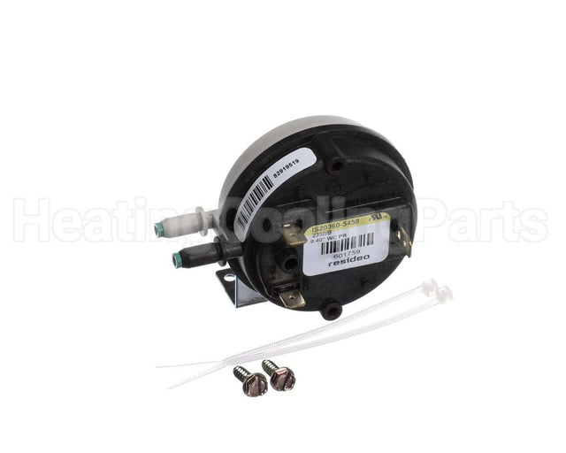 007158F Raypak Vent Press Switch N/C .40"Wc