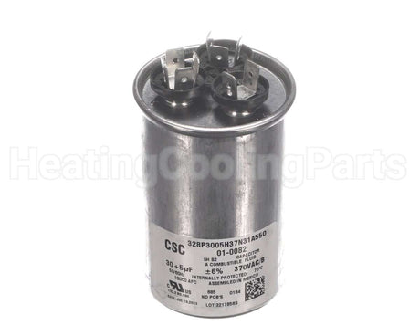 01-0082 Nordyne Dual Capac 30/5 Mfd 370V Round