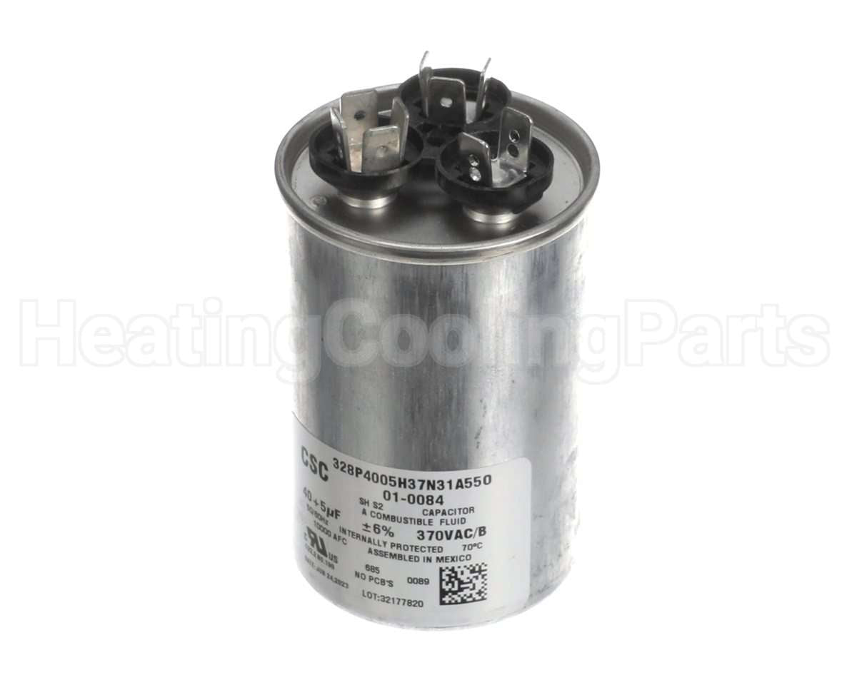 01-0084 Nordyne 40/5Mfd 370V Dual Round Cap