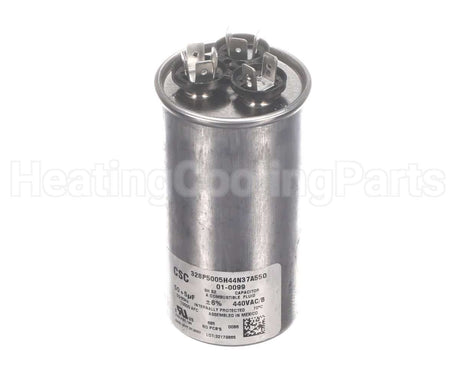 01-0099 Nordyne Run Cap Dual Round 440V 5+50Uf