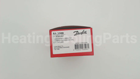 013G-8562 Danfoss Wallmtsensor&Dial 6'Cap Ra2000