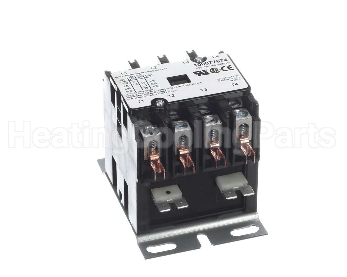 100110094 Lochinvar & A.o. Smith 4-Pole 50A 120V Contactor