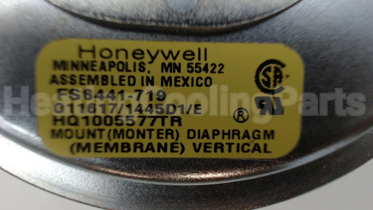 1005577 International Comfort Products Spst Pressure Switch