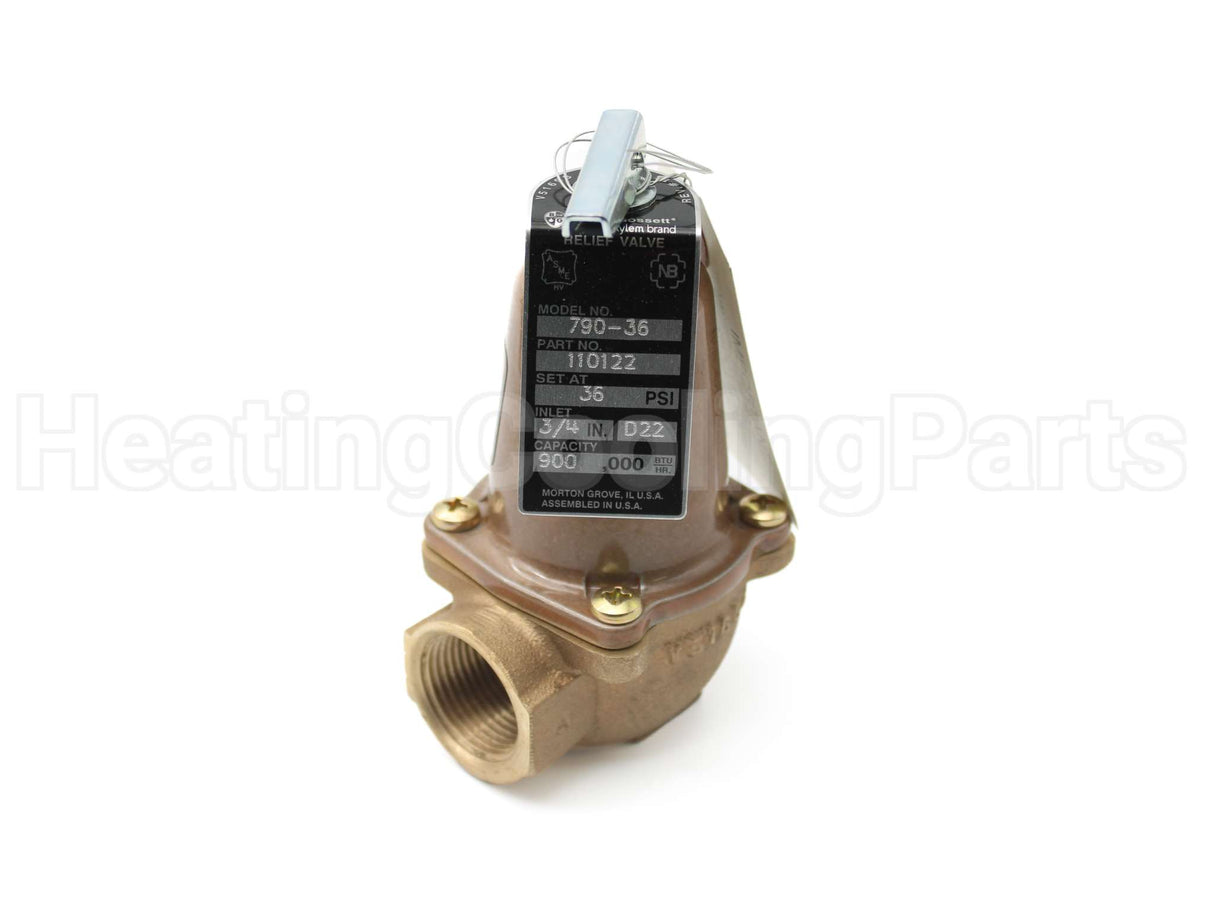 110122 Xylem-Bell & Gossett 3/4"36#Reliefvlv, 900000 Btuh