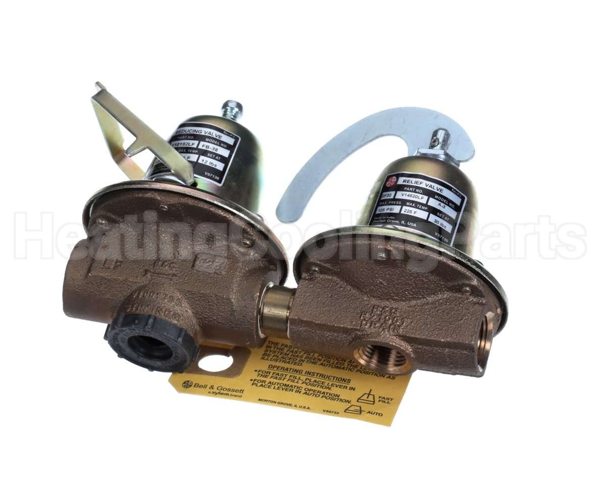 110197LF Xylem-Bell & Gossett F-3,Dual Vlv,1/2",12# & 30#