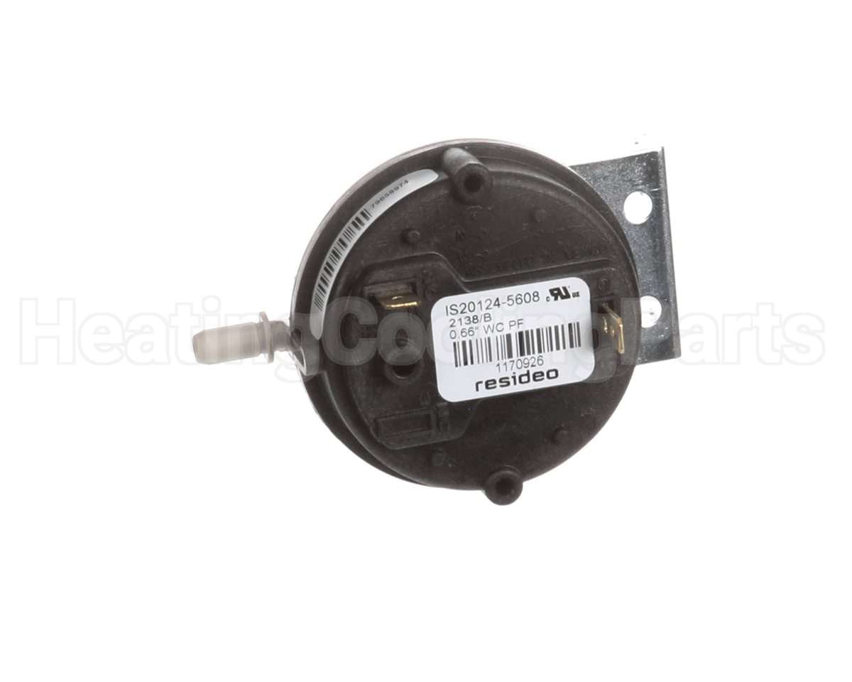 1170926 International Comfort Products .66"Wc Spst Pressure Switch