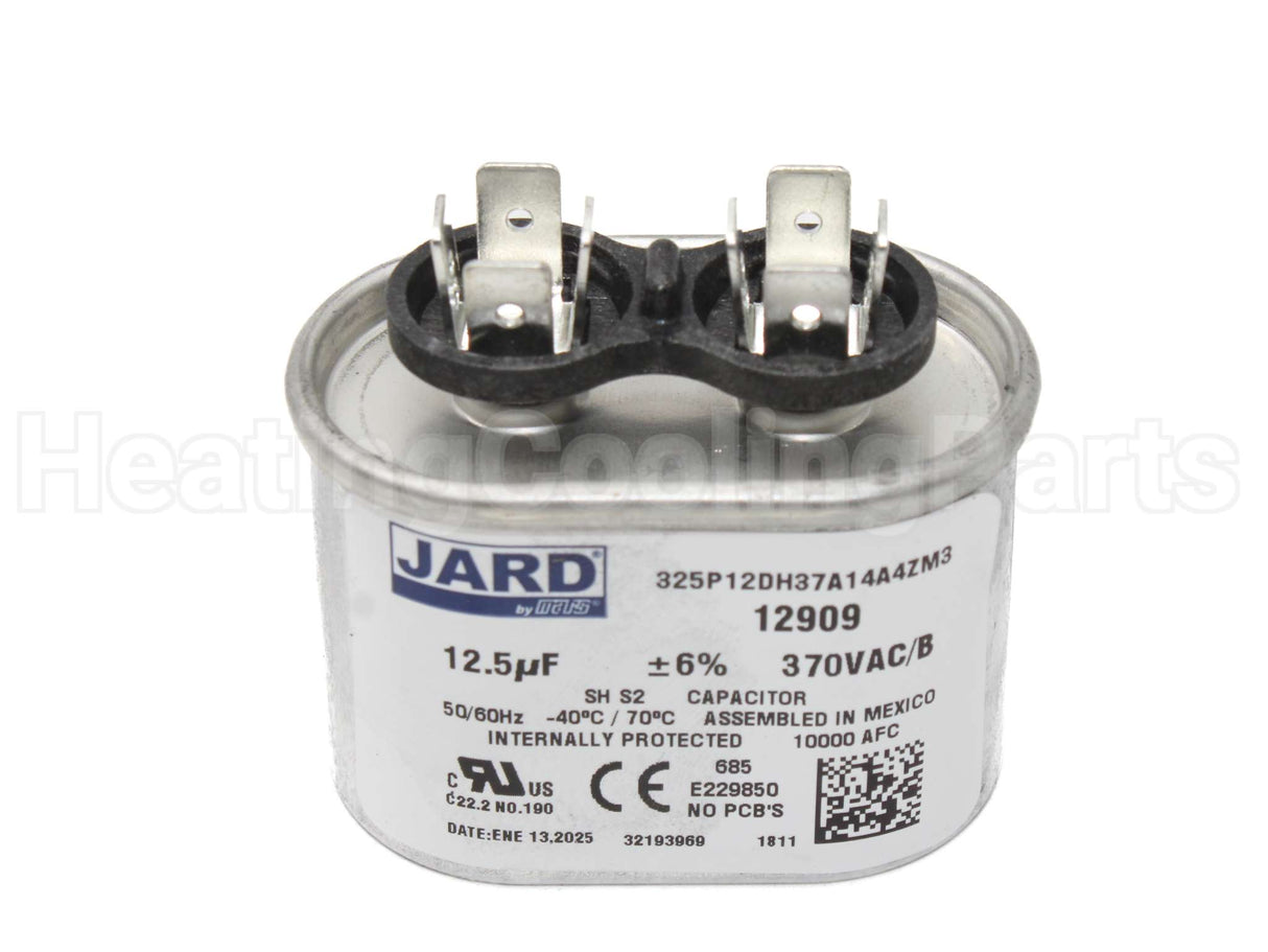 12909 MARS 12.5Mfd 370V Oval Run Cap.