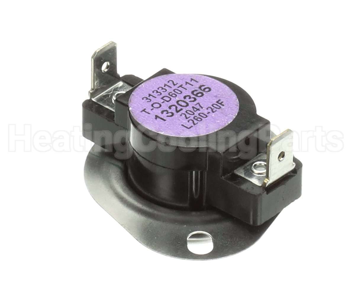 1320366 International Comfort Products 240-260F Auto Limit Switch