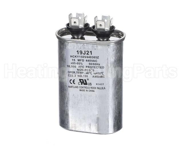 19J21 Lennox 15Mfd 440V Ovalruncapacitor