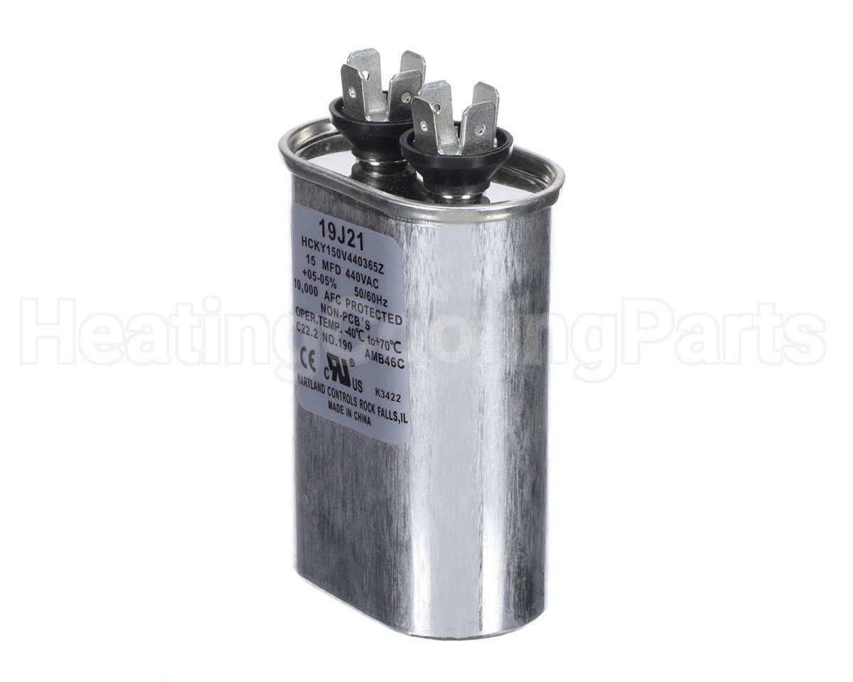 19J21 Lennox 15Mfd 440V Ovalruncapacitor