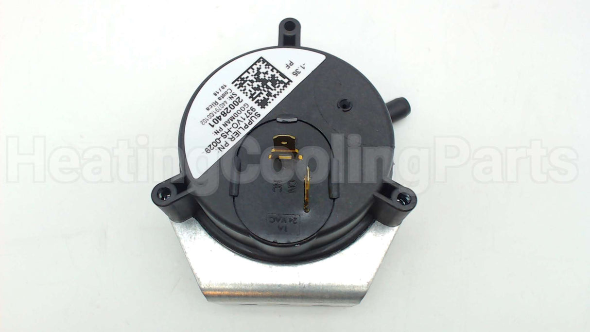 20028401 Amana-Goodman -1.35"Wc Spst Pressure Switch