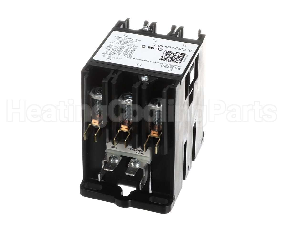 2252350 Heatcraft Refrigeration Contactor 50Amp 3Pole 208-240V