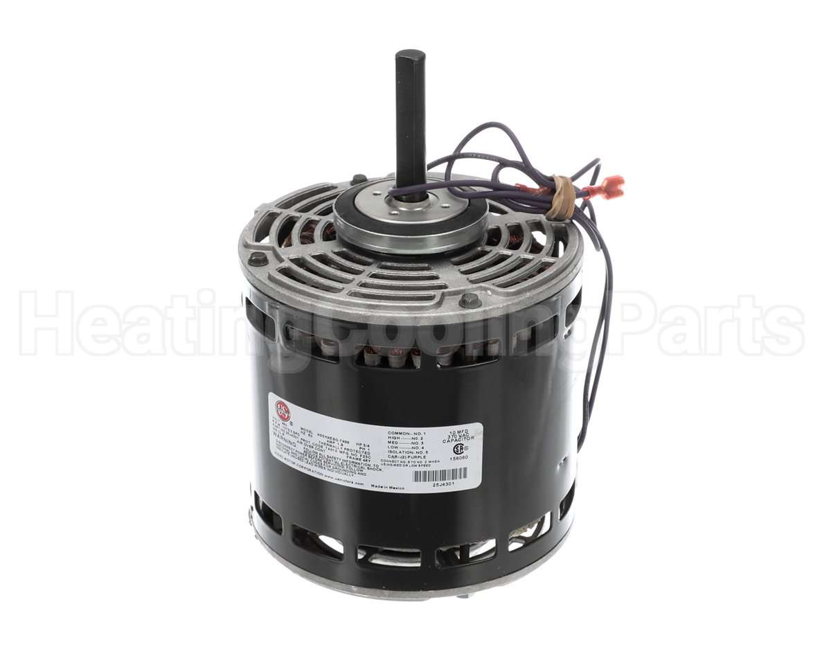 25J43 Lennox 3/4Hp 1075Rpm 460V 1Ph Blwrmtr