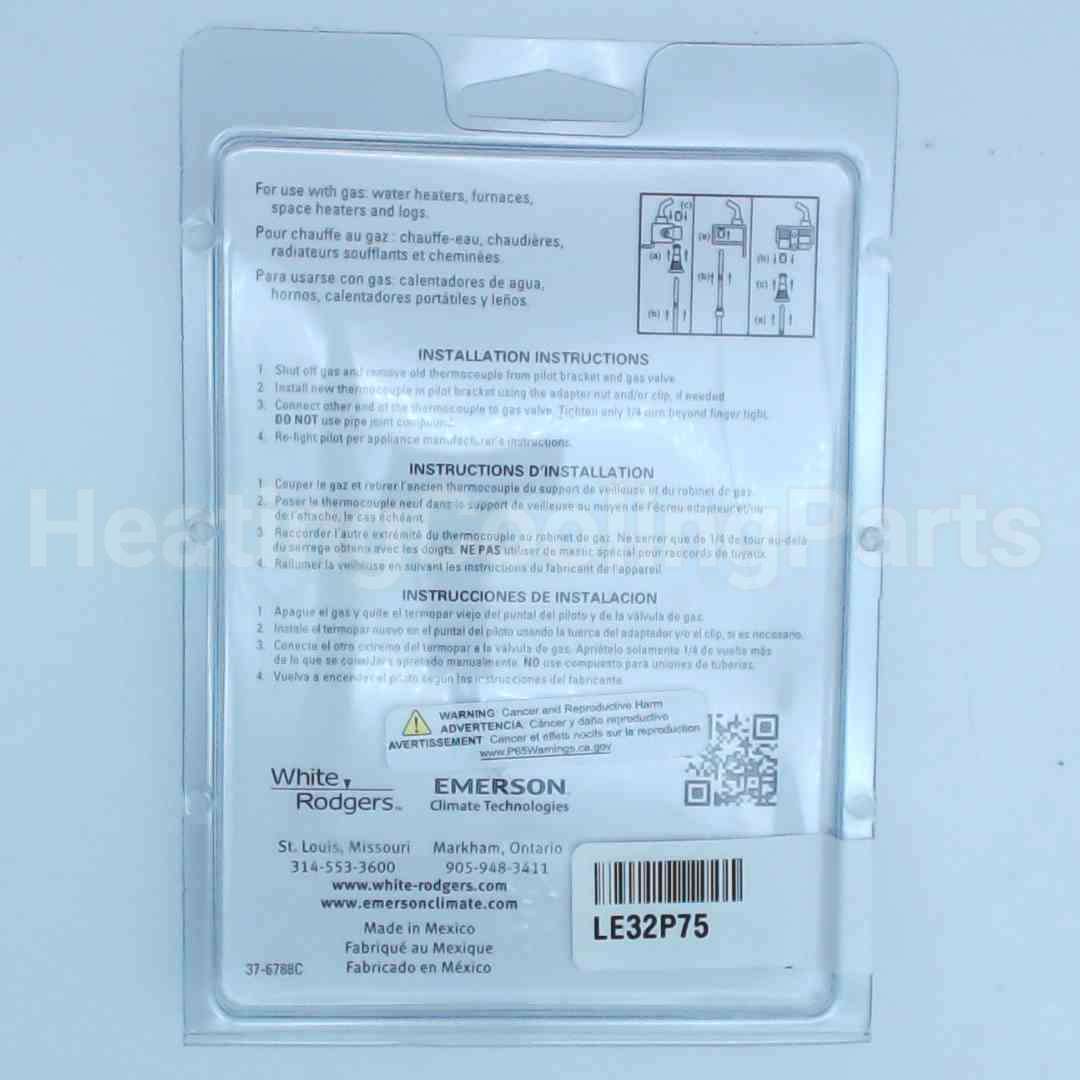 32P75 Lennox 24" Thermocouple