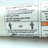 335344-701 Carrier Vent Extension Pipe