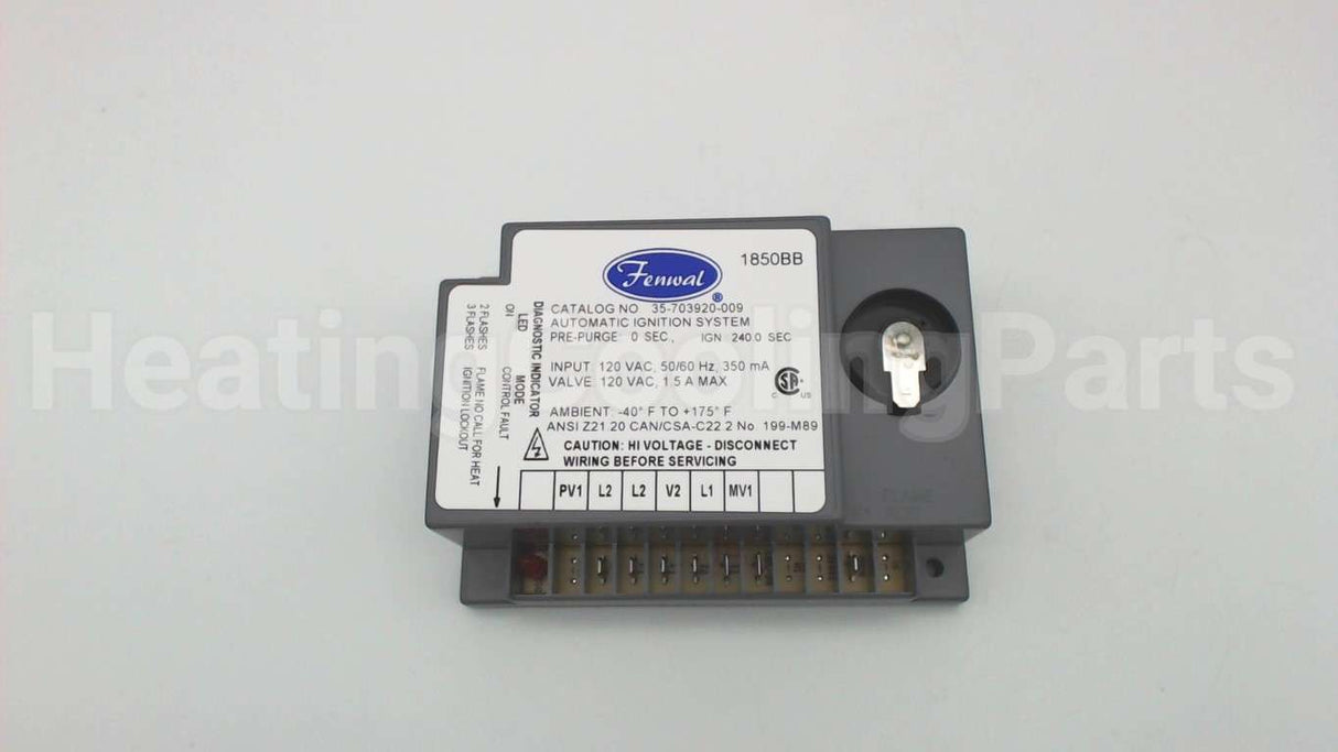 35-703920-009 Fenwal 120V Dsi Board, Special