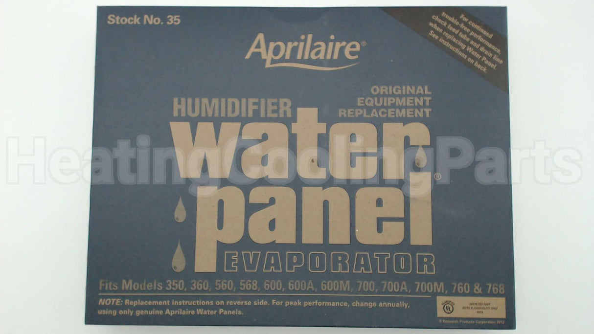 35 Aprilaire Humidifier Water Panel