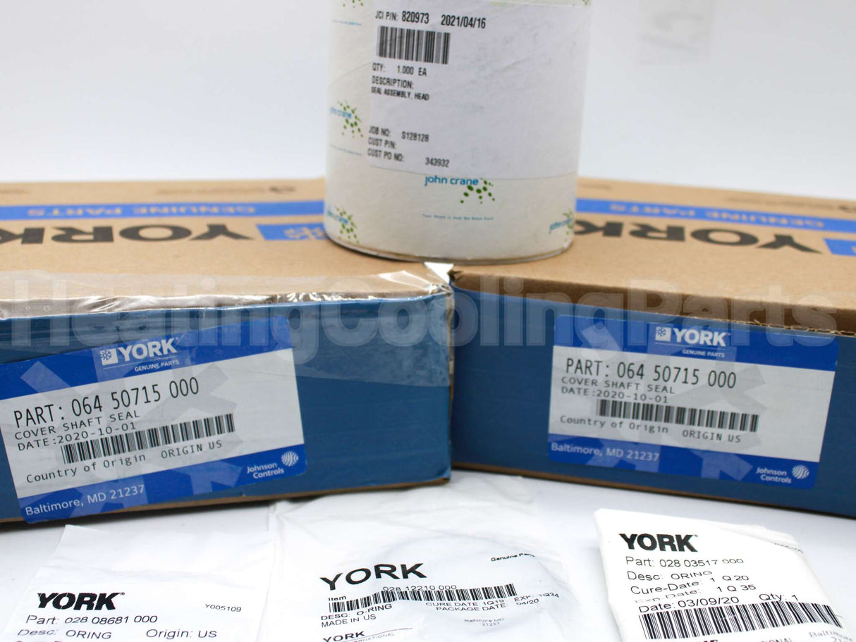 464-50720-000 York Bellows Shaft Seal