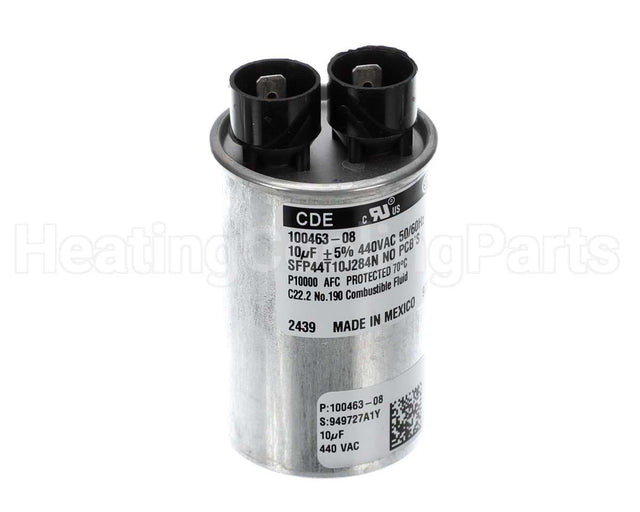 46W21 Lennox Run Cap 10Mfd At 440Vac Round