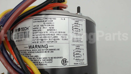 51-23055-11 Rheem-Ruud 1/5Hp 208-230V 1075Rpm 48 Mtr