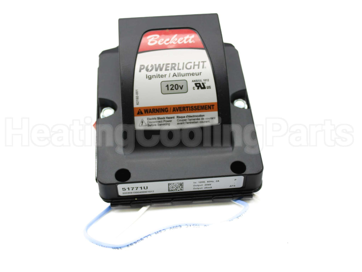 51771U Carrier Ignitor, Beckett A Or Nx Base