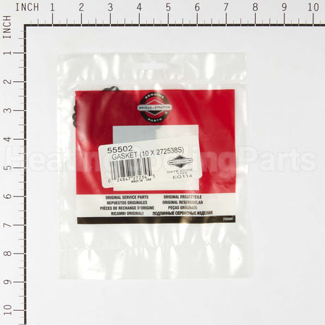 55502 Briggs & Stratton Gasket (10 X 272538S)