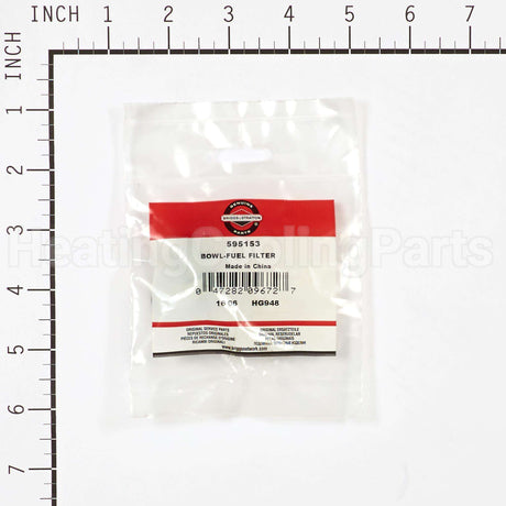 595153 Briggs & Stratton Bowl-Fuel Valve-Strainer