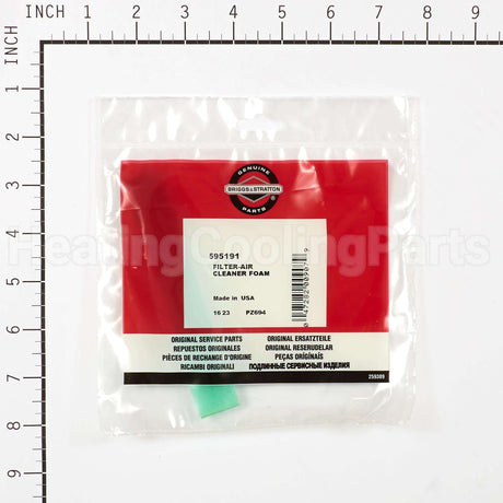 595191 Briggs & Stratton Filter-Air Cleaner Foam