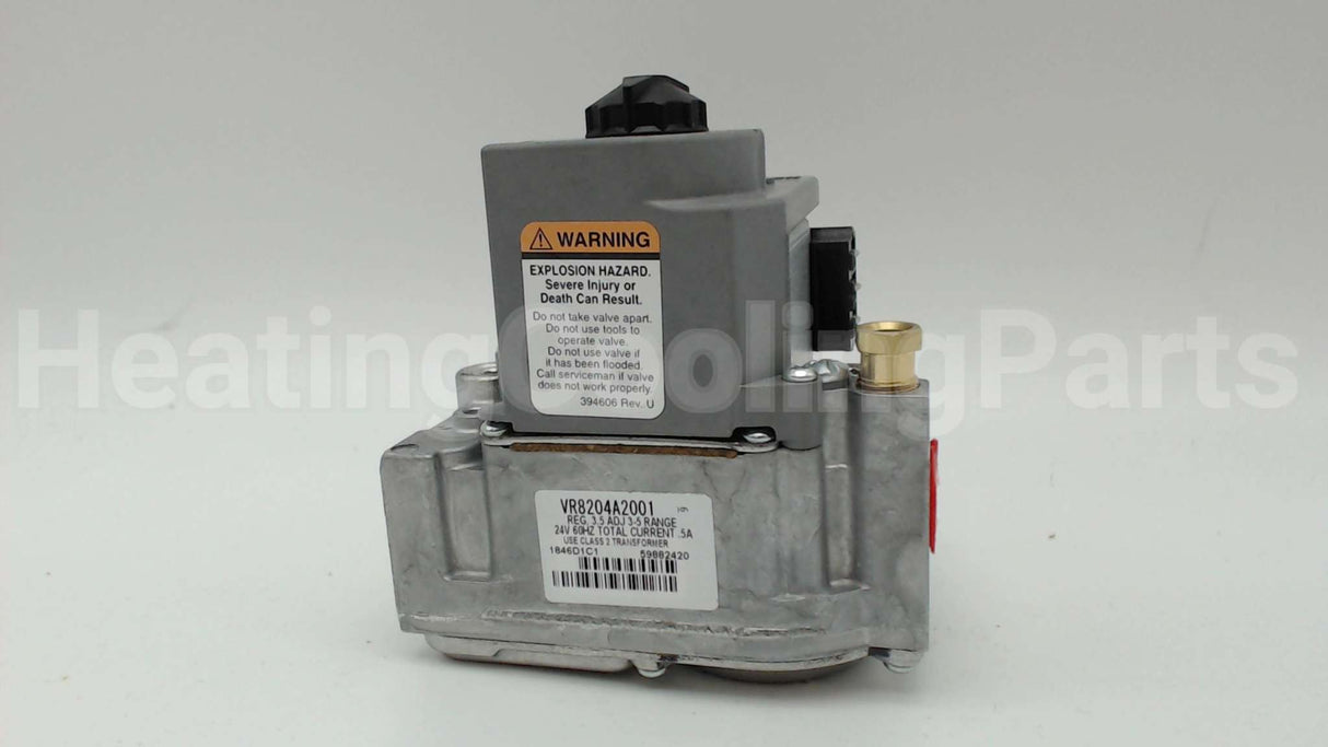 60-25076-02 Rheem-Ruud 24V 3.5" Wc Nat 1/2" Gas Valve