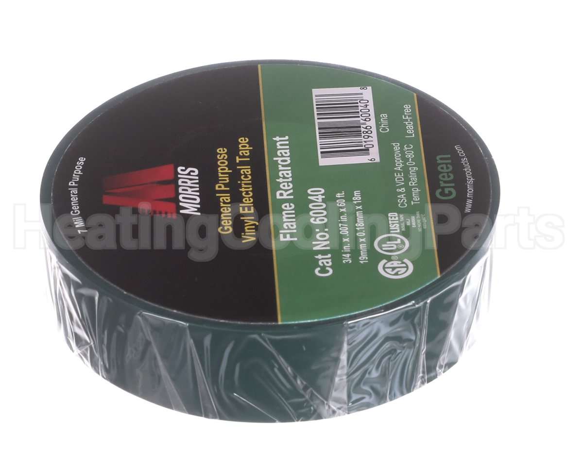 60040 Diversitech Electric Tape 7Mm X 3/4"Pvc Gn