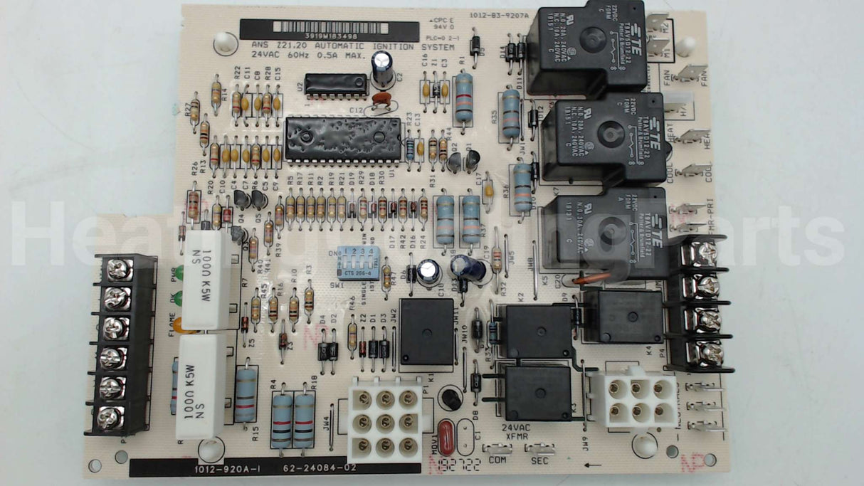 62-24084-82 Rheem-Ruud Integrated Furnace Control