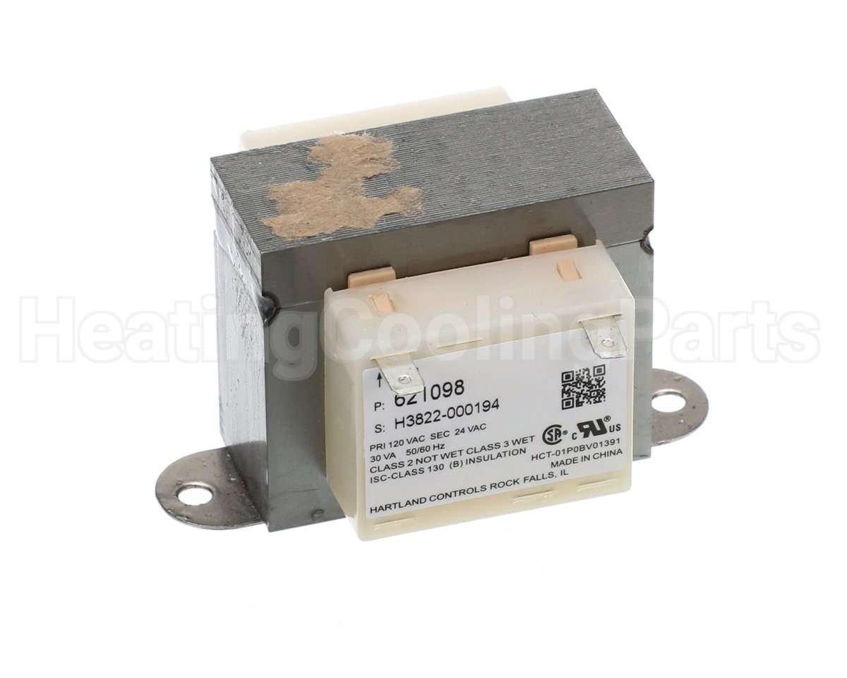 621098R Nordyne 120V-Pri 24V-Sec 30Va Transfor