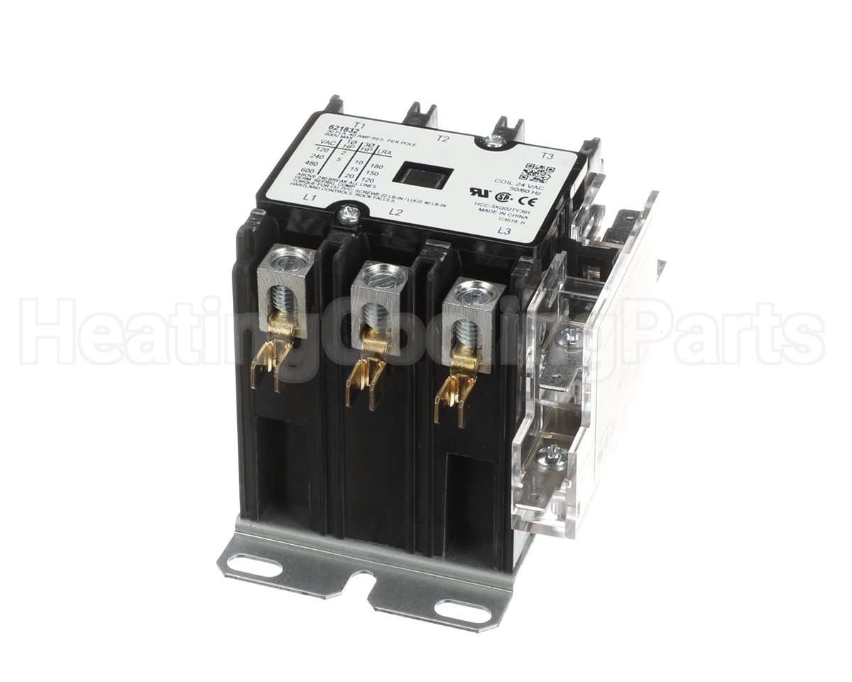 621832R Nordyne Contactor, 3P 30A 24V W/Auxswi