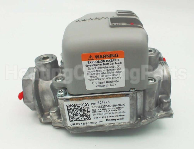624775 Nordyne 24V 3.5" Wc Nat 1/2" Gas Valve