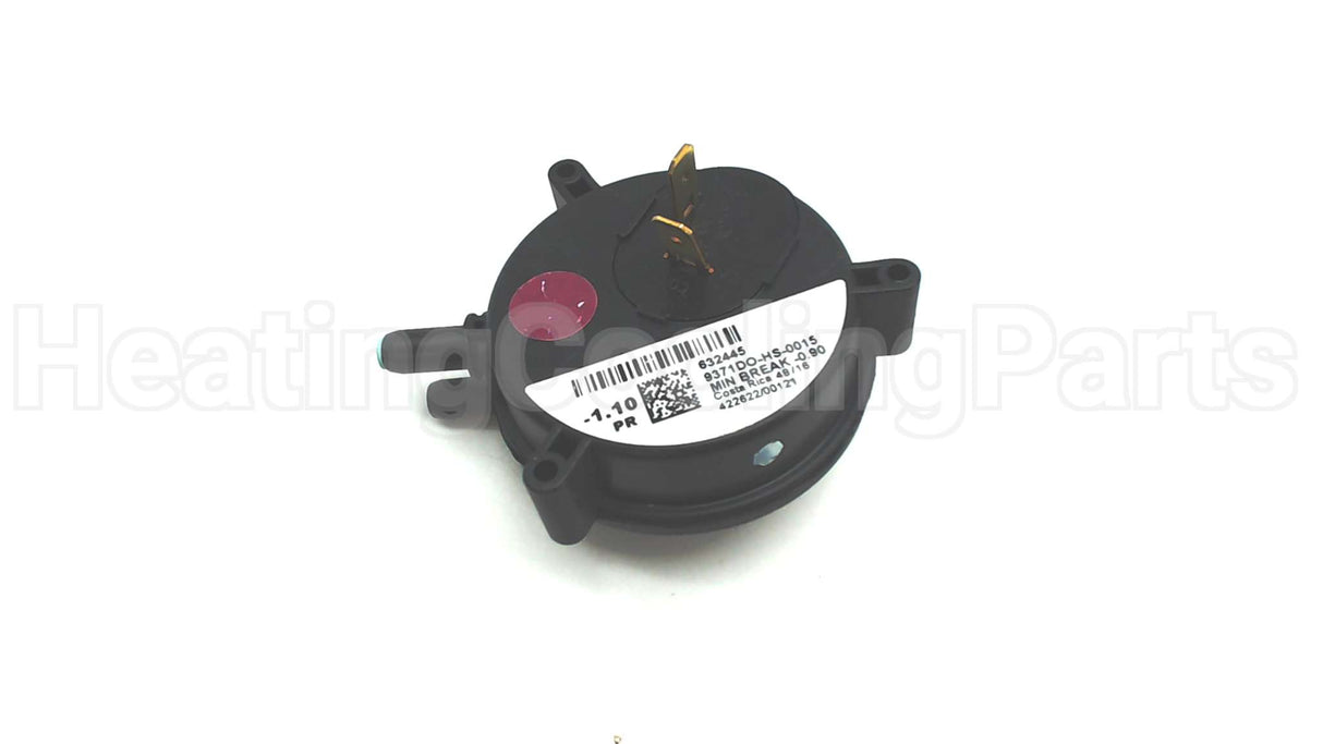632445R Nordyne -1.10"Wc Spst Pressure Switch