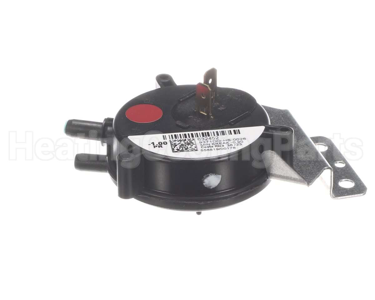 632452R Nordyne -1.00"Wc Spst Pressure Switch