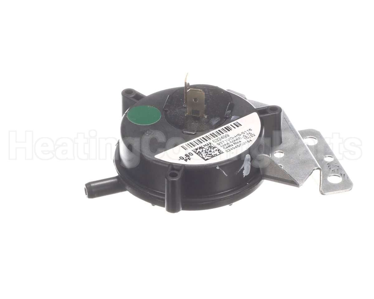 632499R Nordyne -.60"Wc Spst Pressure Switch