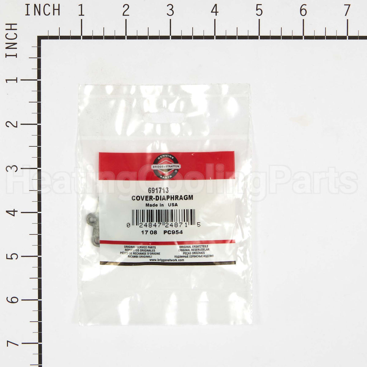 691713 Briggs & Stratton Cover-Diaphragm