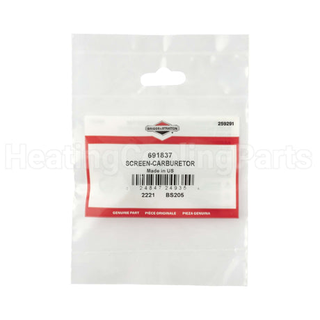 691837 Briggs & Stratton Screen-Carburetor