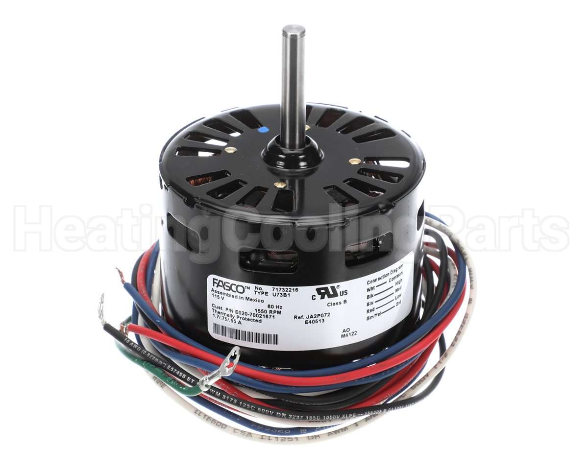 70021671 International Environmental 1/20Hp 115V Psc Motor
