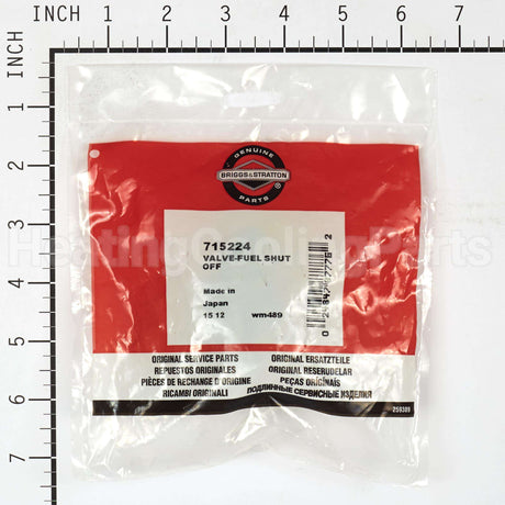 715224 Briggs & Stratton Valve-Fuel Shut Off