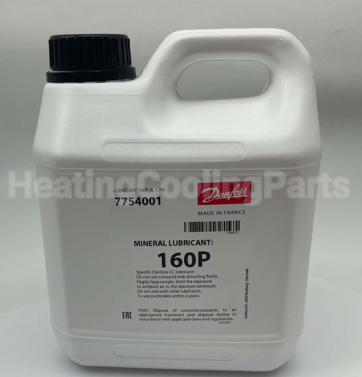 7754001 Danfoss 160P Mineral Oil 2 Liter Can
